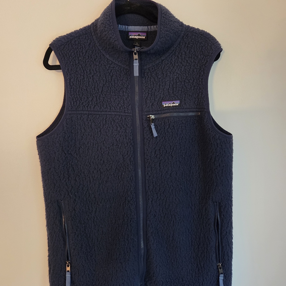Patagonia Retro Pile Fleece Vest Size Large